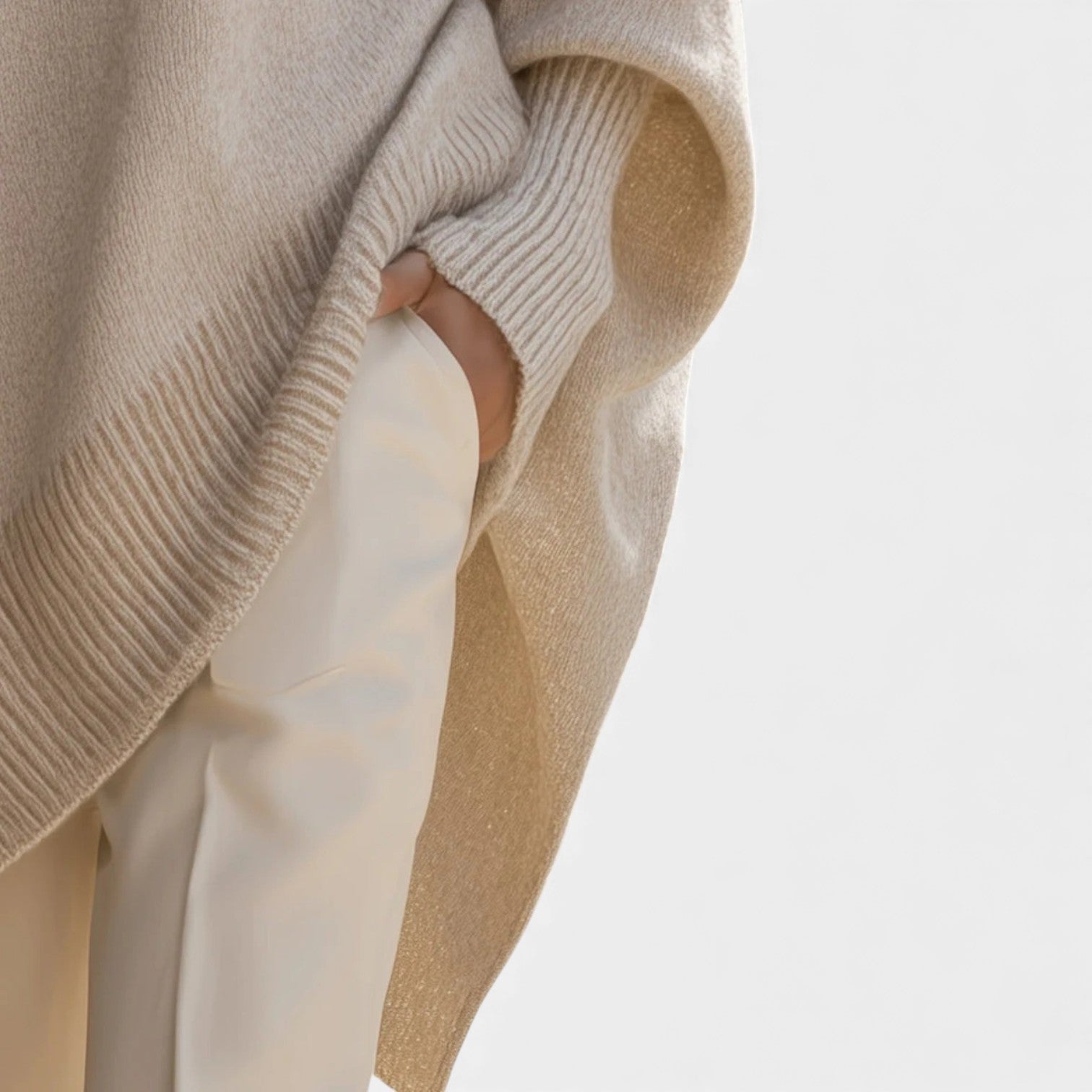 WENDY - SOPHISTICATED WOOL BLEND SWEATER