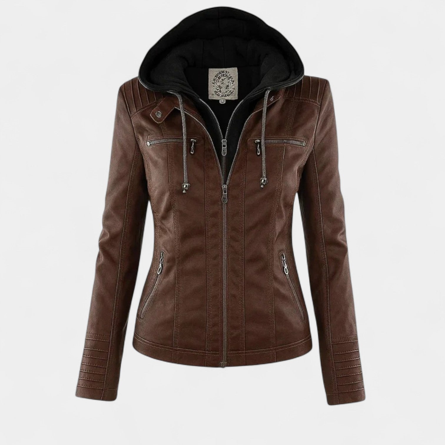 TIANA™ - CHIC WEATHERPROOF EVERYDAY LEATHER JACKET