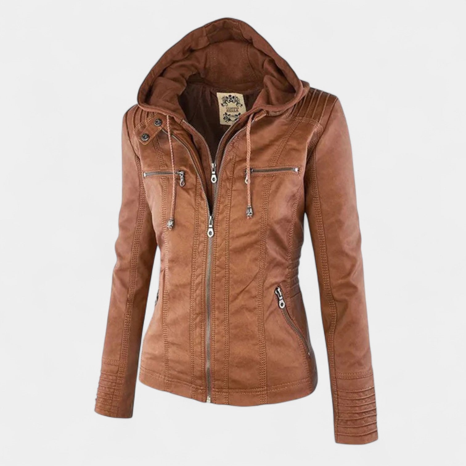 TIANA™ - CHIC WEATHERPROOF EVERYDAY LEATHER JACKET