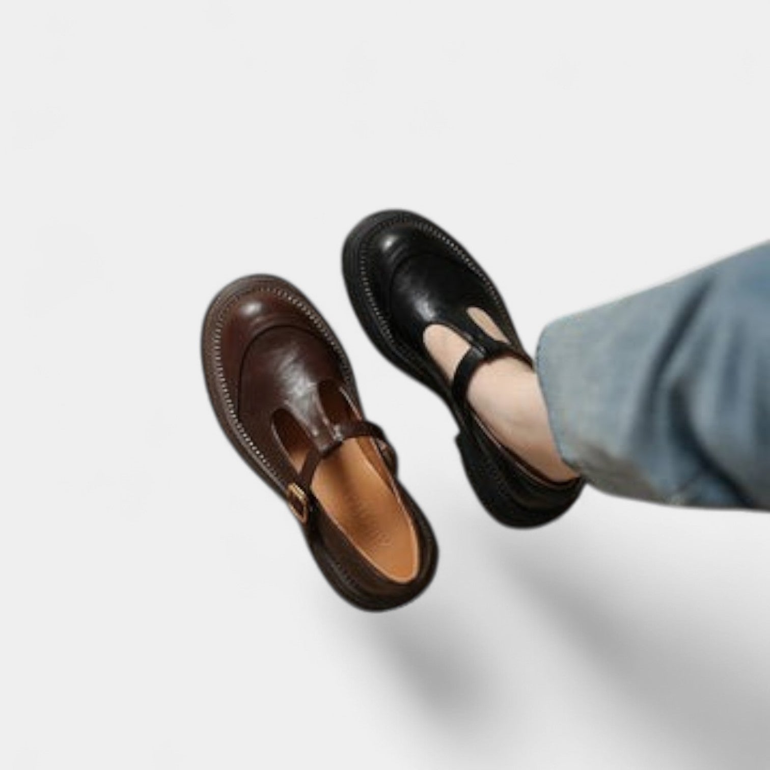 MARIANA PLATFORM LEATHER SHOES