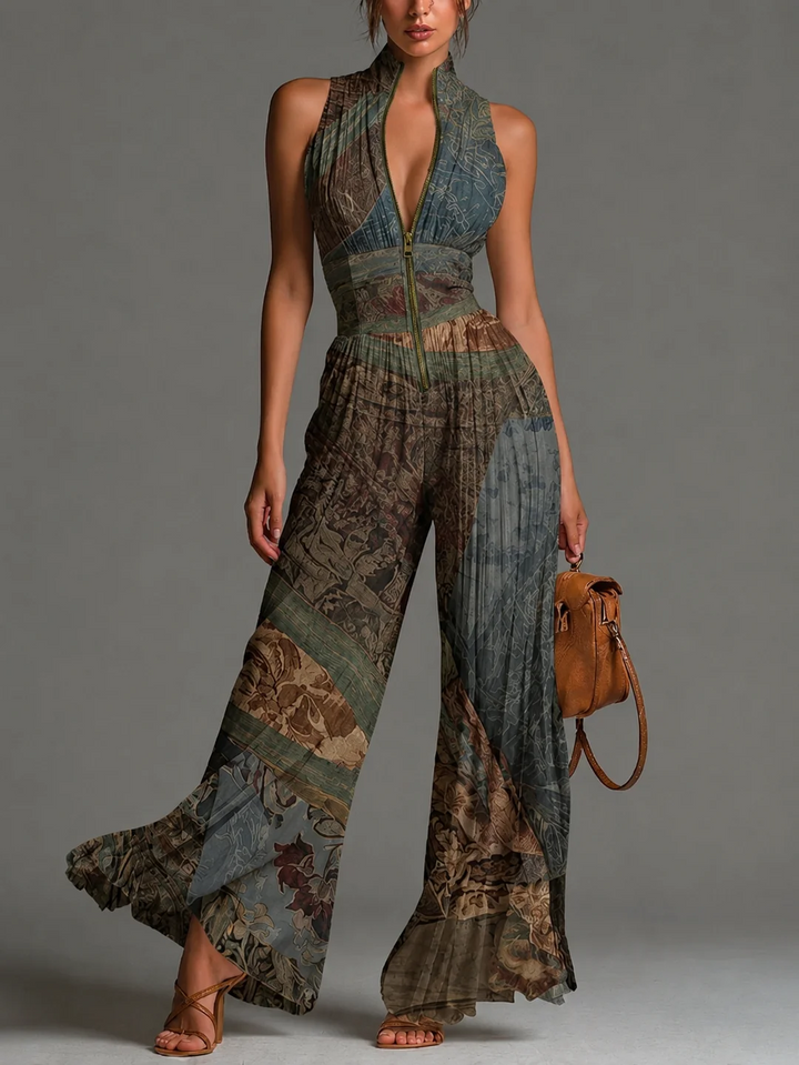 LAURA™ - ELEGANT PLEATED JUMPSUIT