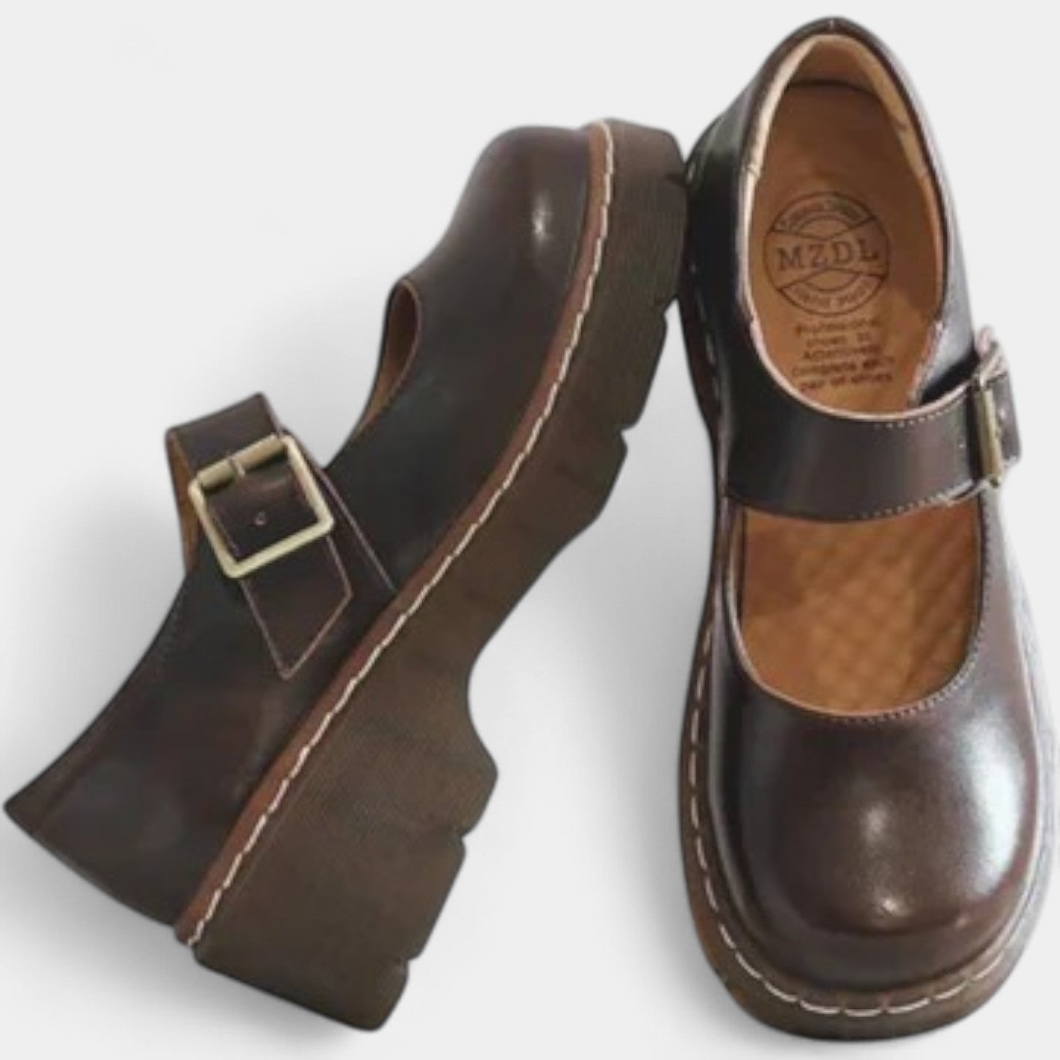 MARIANA PLATFORM LEATHER SHOES