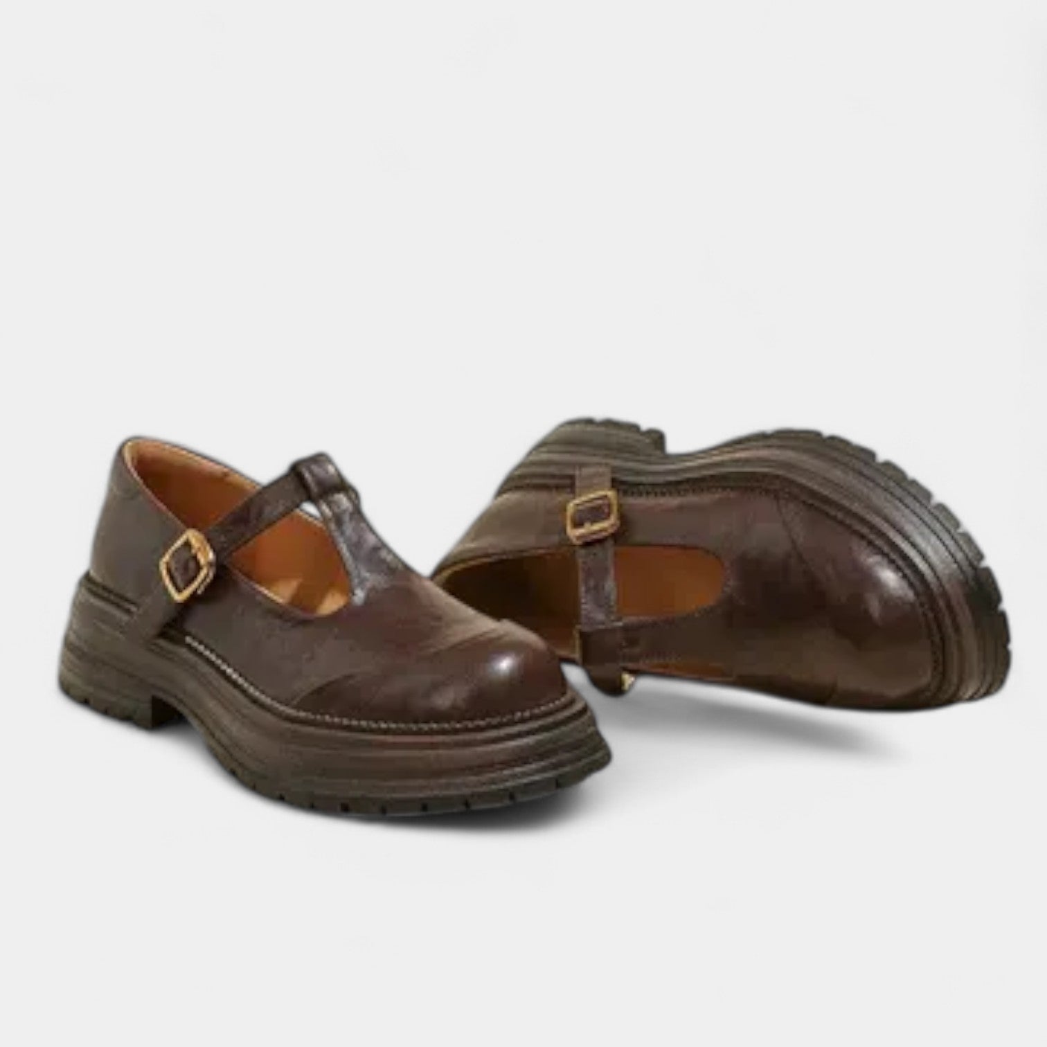 MARIANA PLATFORM LEATHER SHOES