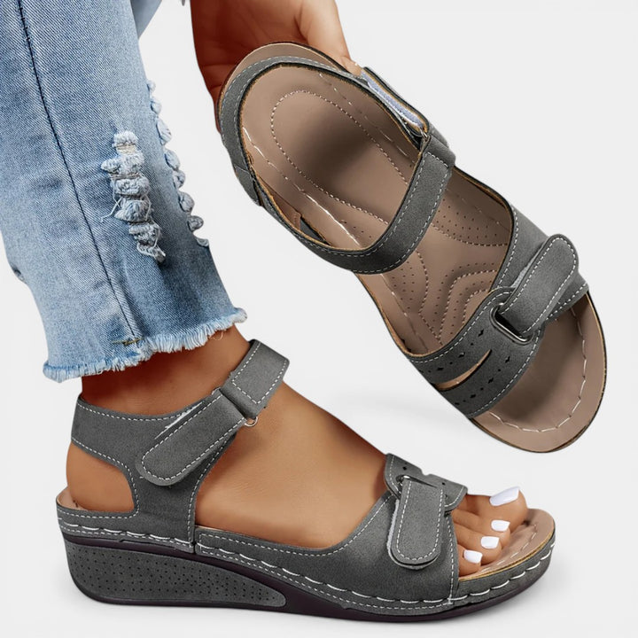 MARGOT™ - ORTHOPEDIC OPEN TOE LEATHER SANDALS