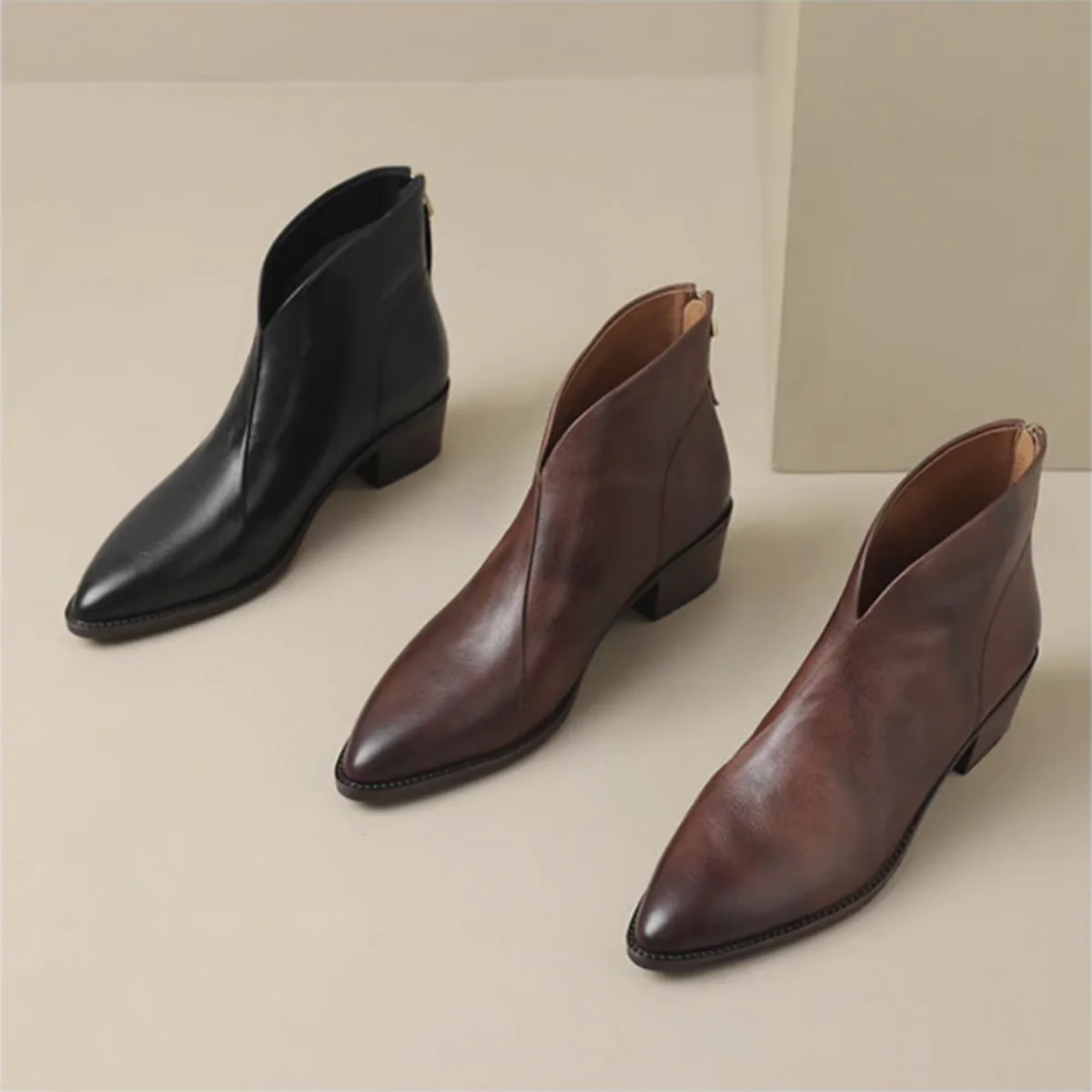 FABRIZIA - EVERYDAY LEATHER BOOTS