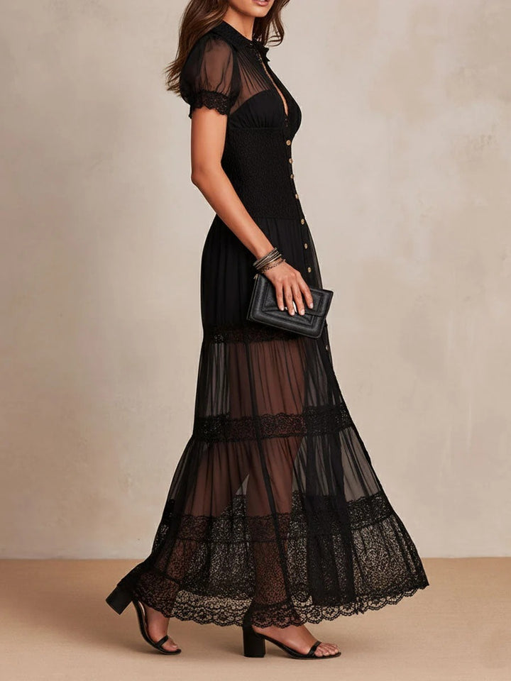 GILLIAN™ - ELEGANT SHEER MAXI DRESS