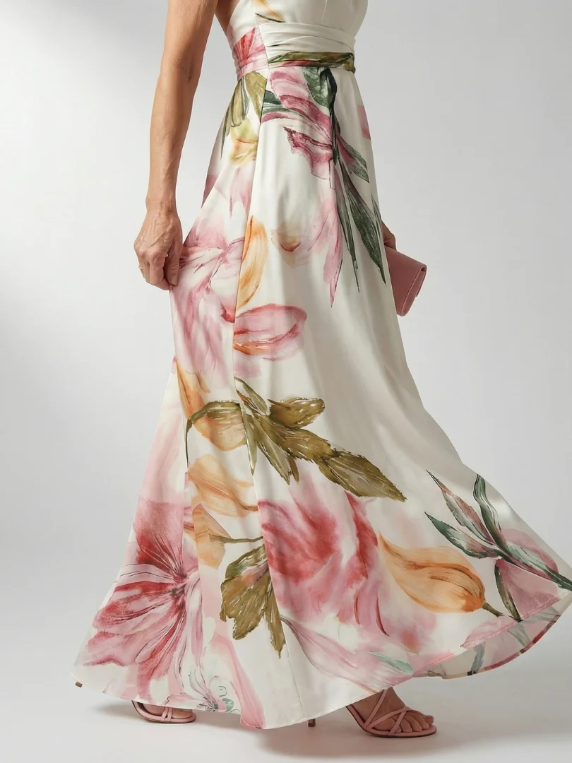 AMIEL™ - LIGHT FLORAL MAXI DRESS