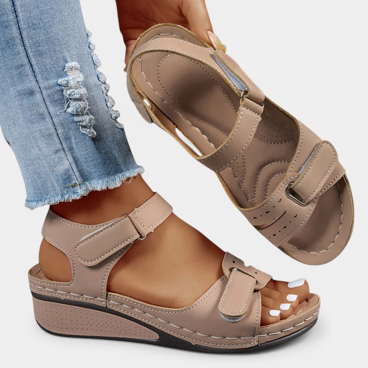 MARGOT™ - ORTHOPEDIC OPEN TOE LEATHER SANDALS