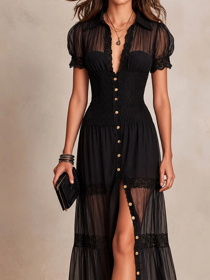 GILLIAN™ - ELEGANT SHEER MAXI DRESS