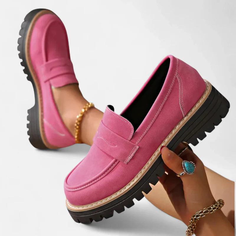 SERAPHINE - ORTHOPEDIC PLATFORM COURT LOAFERS
