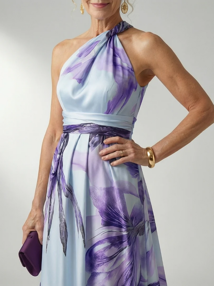 AMIEL™ - LIGHT FLORAL MAXI DRESS
