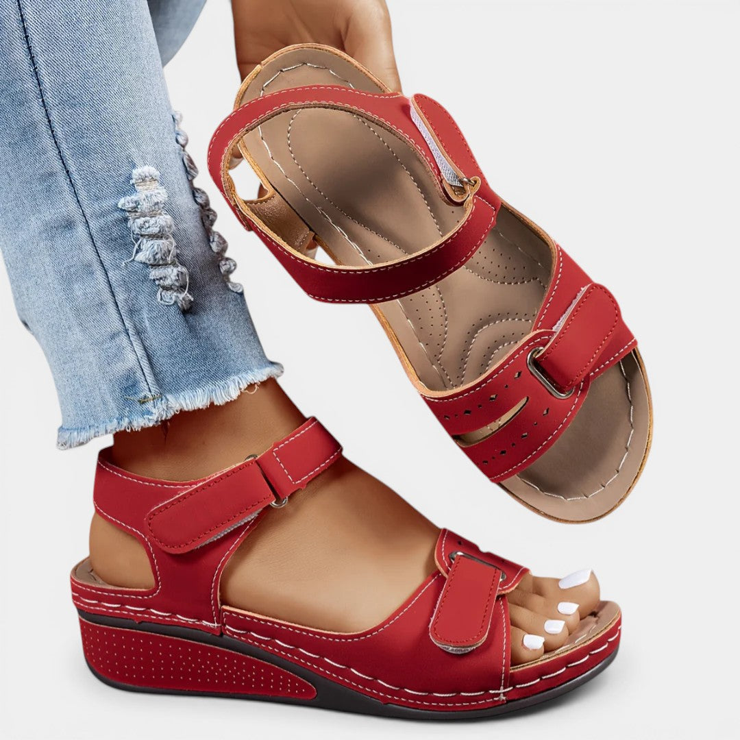 MARGOT™ - ORTHOPEDIC OPEN TOE LEATHER SANDALS