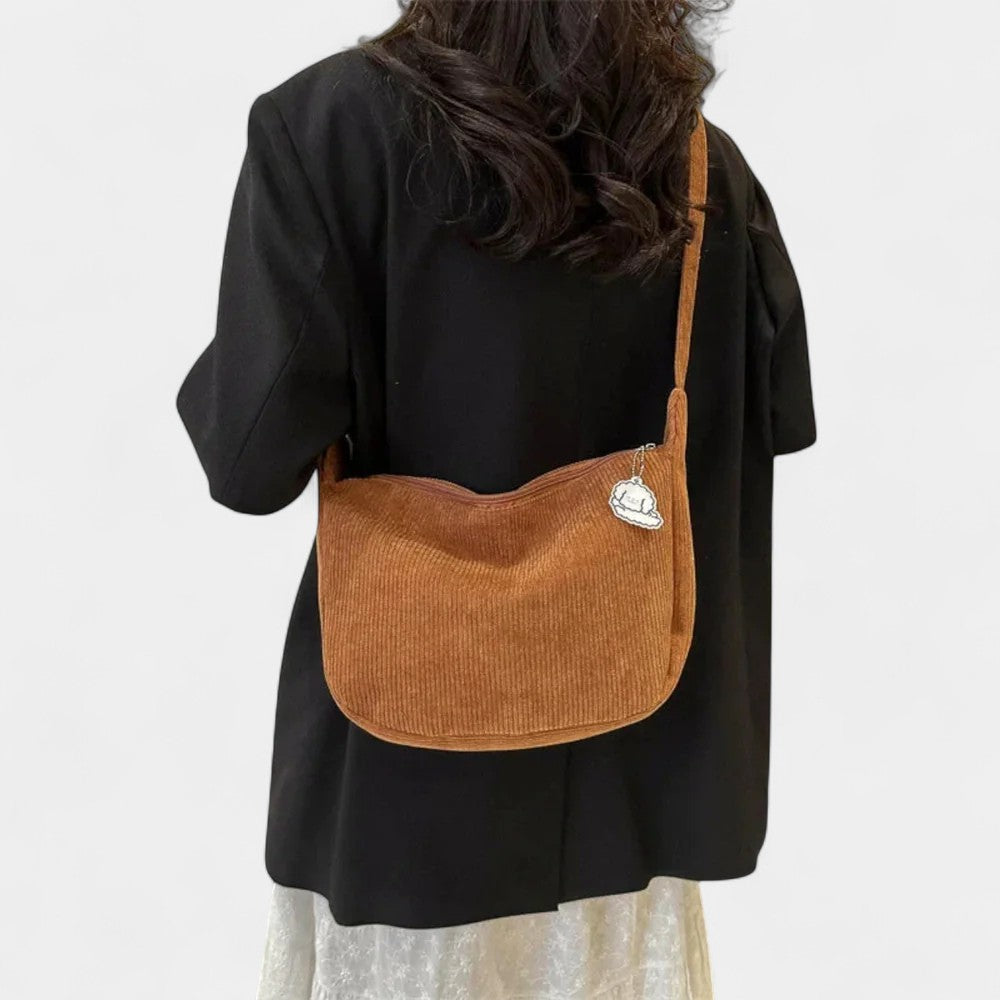 GRAINNE CORDOROY SHOULDER BAG
