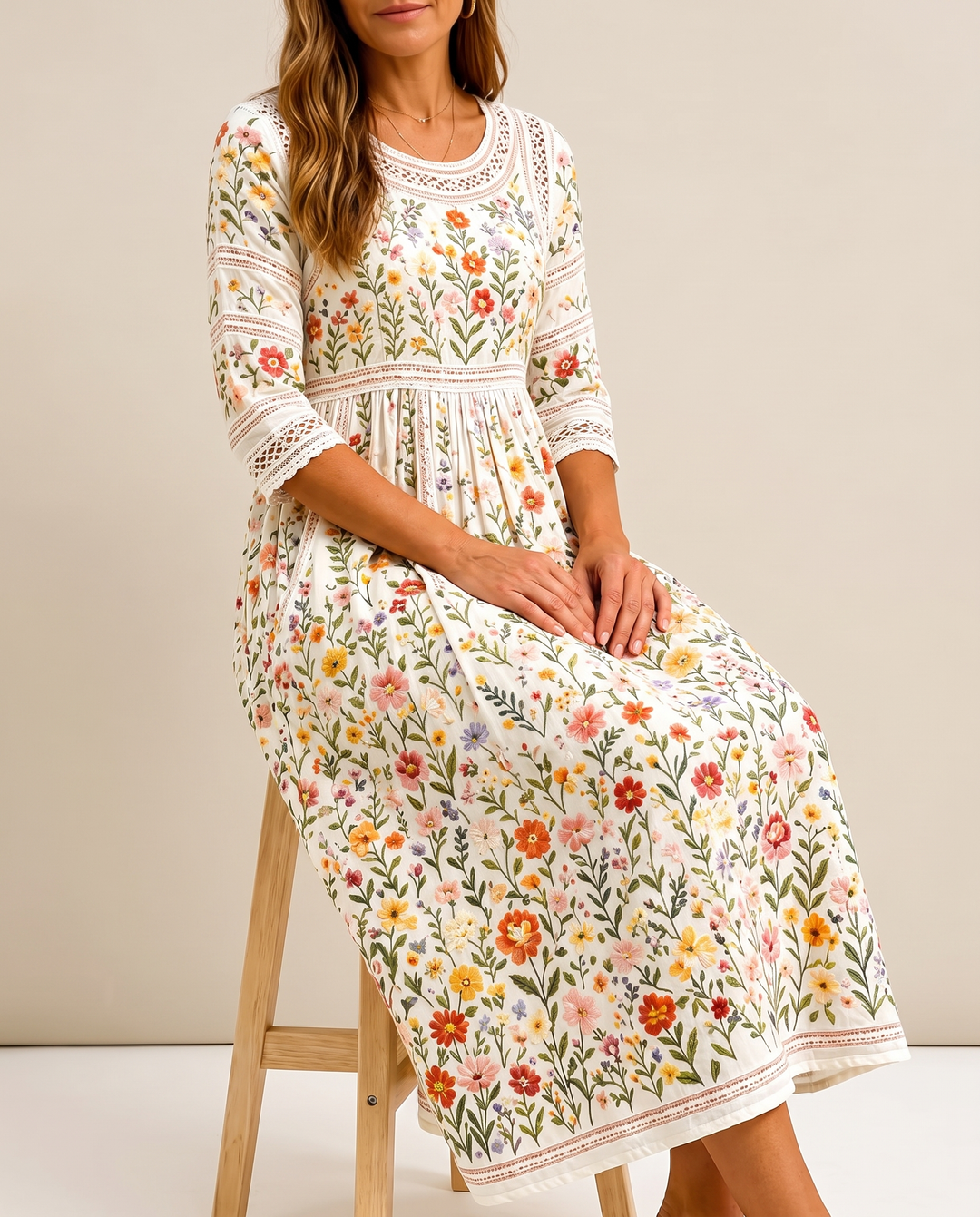 NELLIE™ - ELEGANT WEEKEND MIDI DRESS