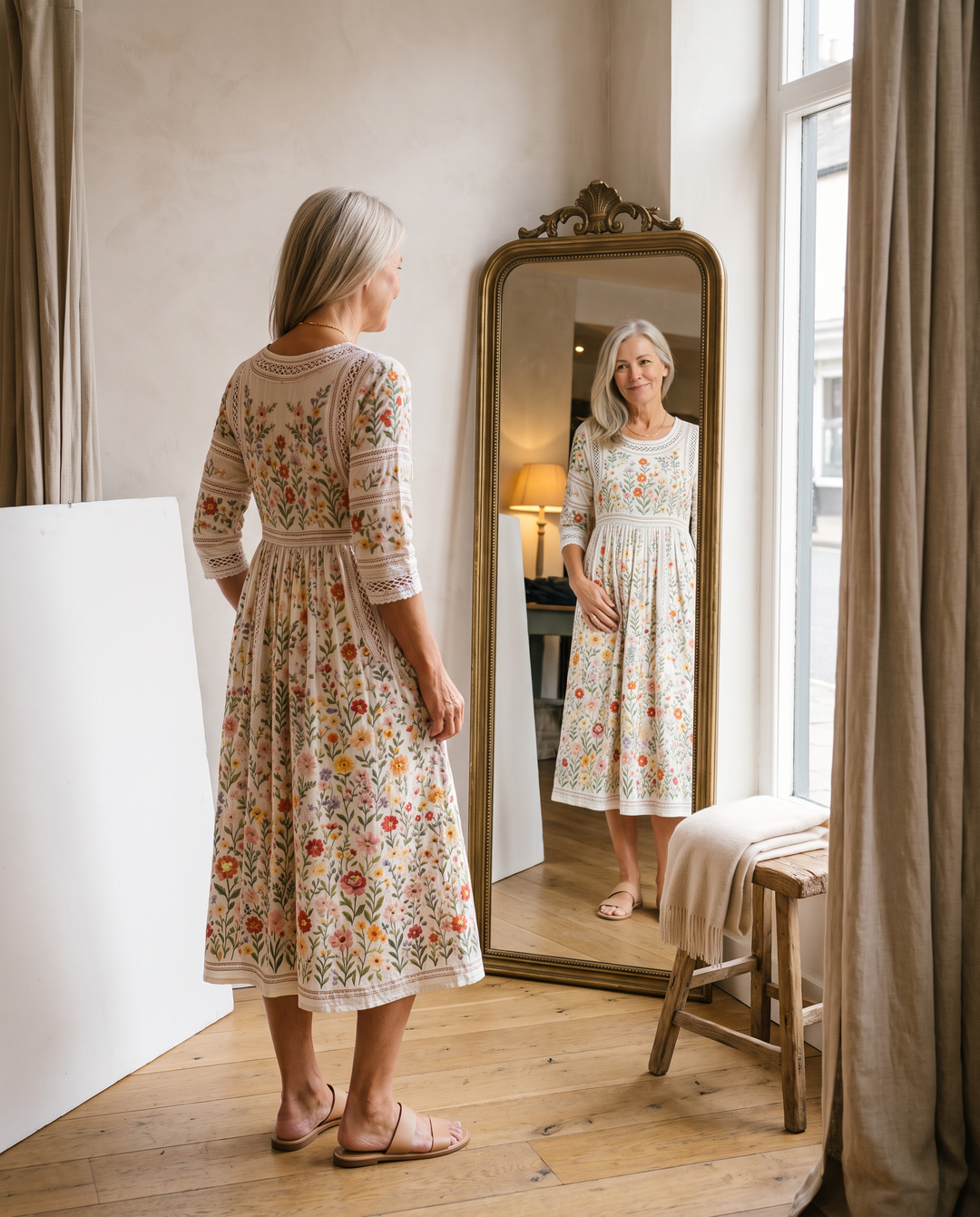 NELLIE™ - ELEGANT WEEKEND MIDI DRESS